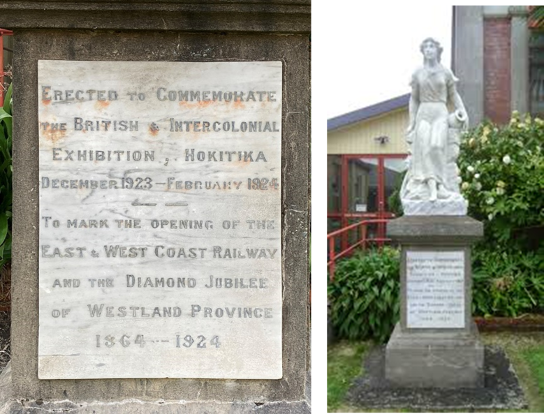 Statue of Summer in MacAndrew Square