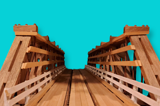 Bridge turquoise bg